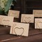 Gold 10 Sign Holders 1" Heart Metal Place Card Table Number Stands Party Events